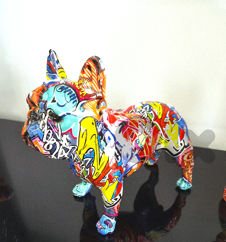 Dog - Fusion Graffiti Resin Sculpture Artwork