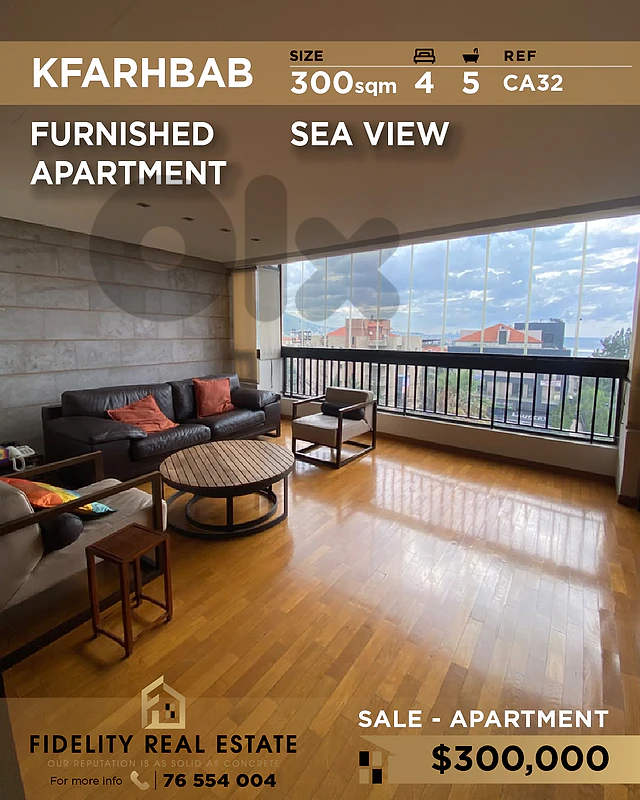 Apartment for sale in Kfarhbab CA32 شقة للبيع في كفرحباب