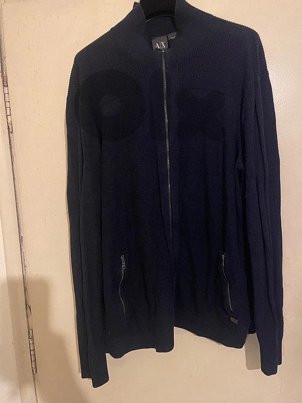 ARMANI knit size xxl slim fit dark blue