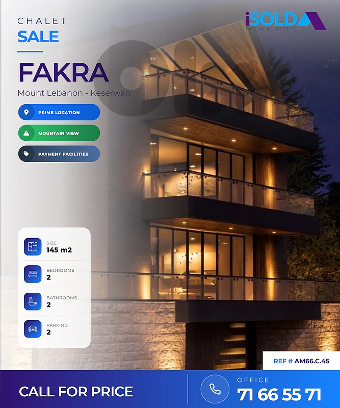 Chalet + MoutainView for Sale in Faqra - شاليه للبيع في فقرا Chalet + MoutainView for Sale in Faqra - شاليه للبيع في فقرا