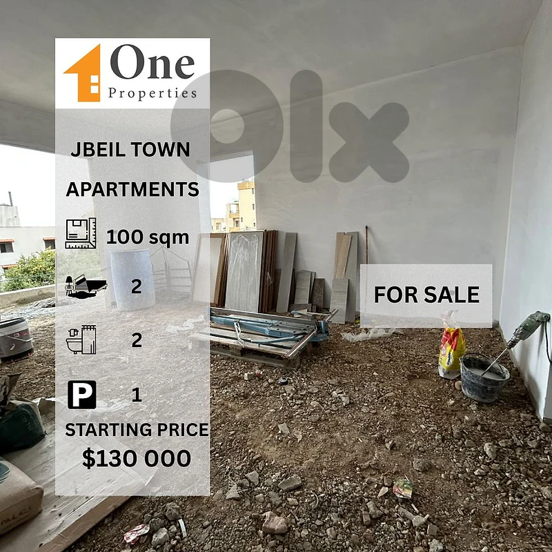 APARTMENTS FOR SALE IN JBEIL TOWN