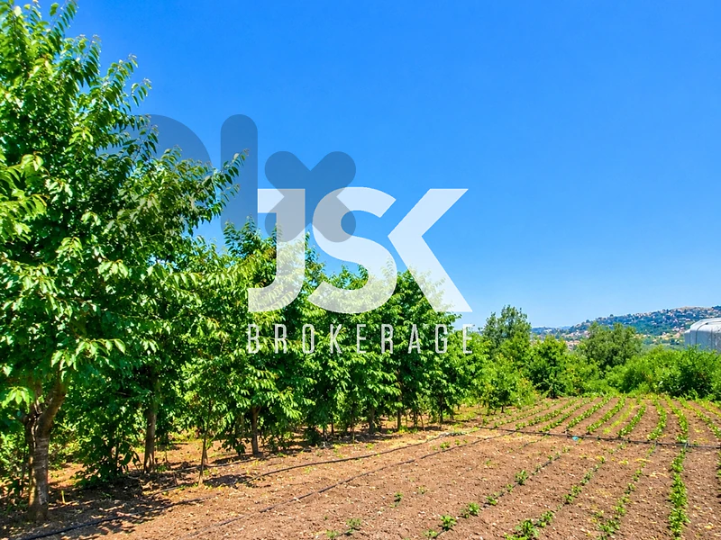 L21749 Land With Nice Open View For Sale In Marj Baskinta