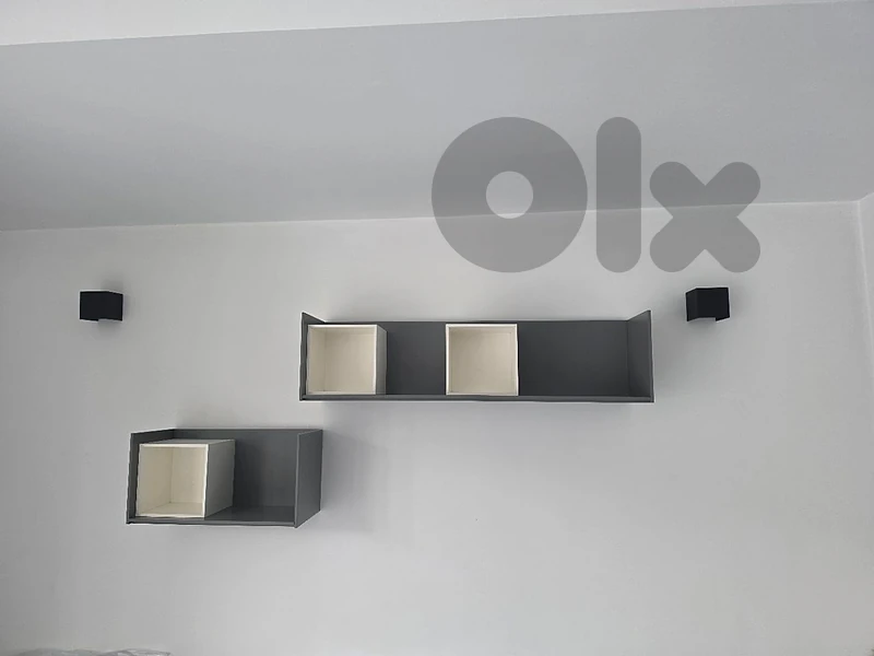 TV cabinet and shelves made in Italy
