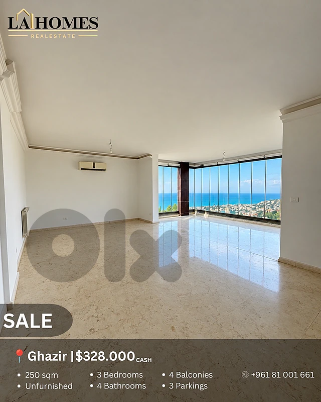 apartment for sale in ghazir شقة البيع في غزير