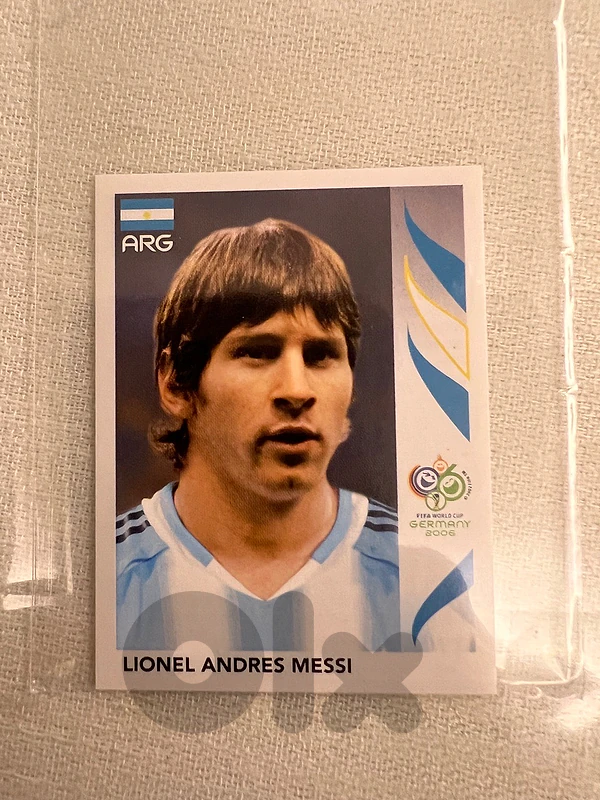 Messi World Cup 2006 Panini Sticker- very rare