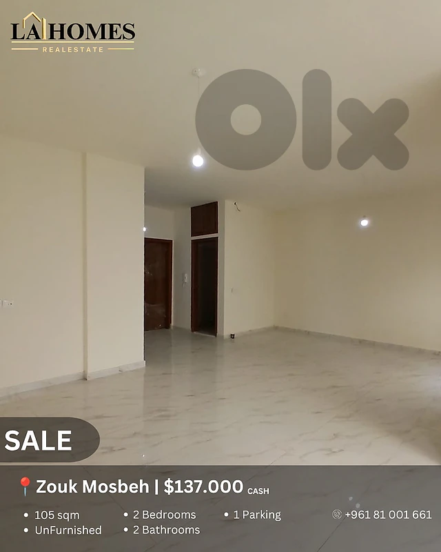 apartment for sale in zouk mosbeh شقة للبيع في زوق مصبح