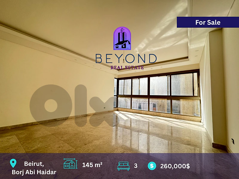 Apartment for sale in bourj abi haidar /شقة للبيع  في برج ابي حيدر