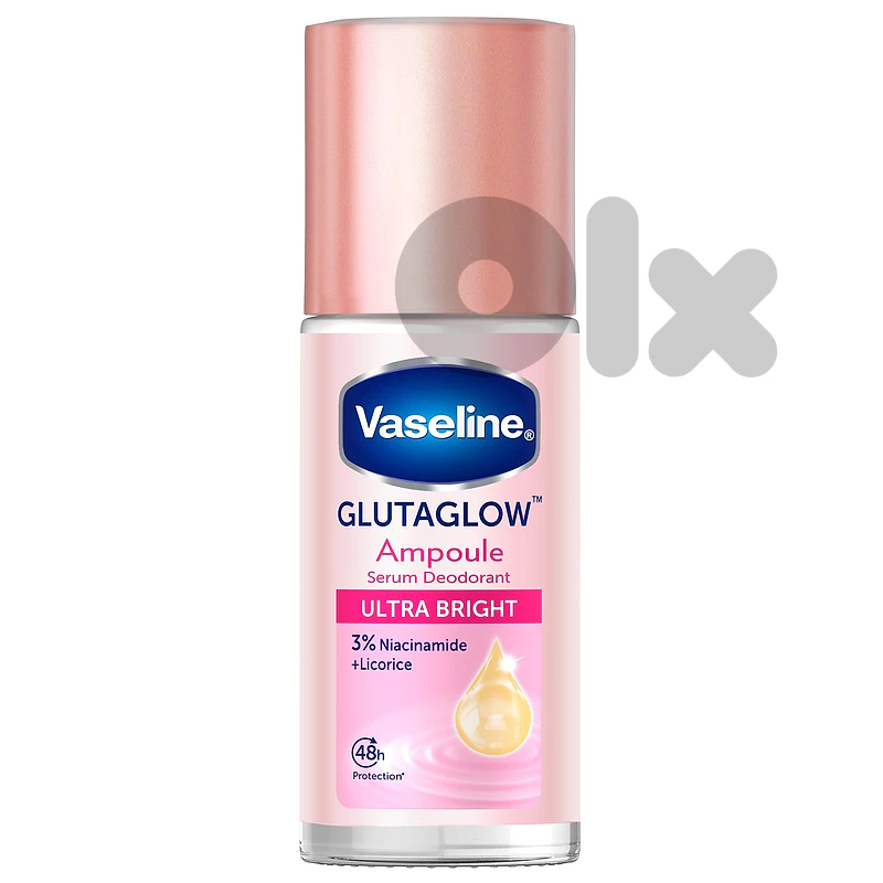 Vaseline GlutaGlow Ampoule Serum Deodorant Ultra Bright Roll-On 45 mL
