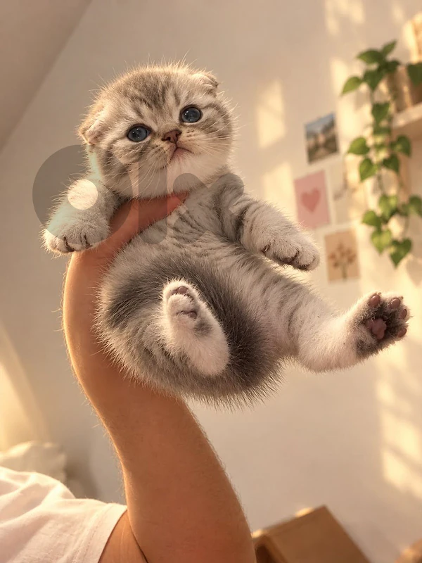 Scottish fold pure short hair  kitten available