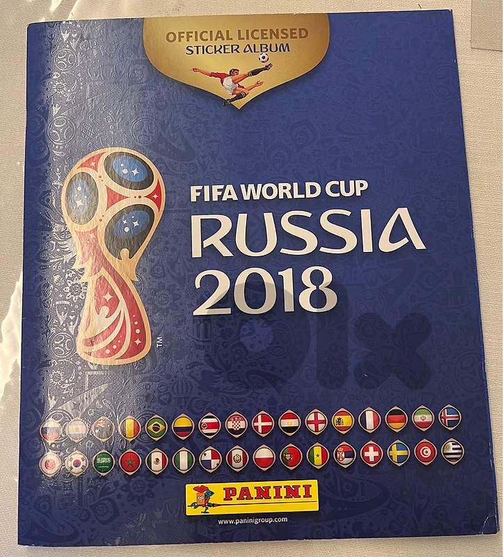 Russia World Cup 2018 Panini complete album