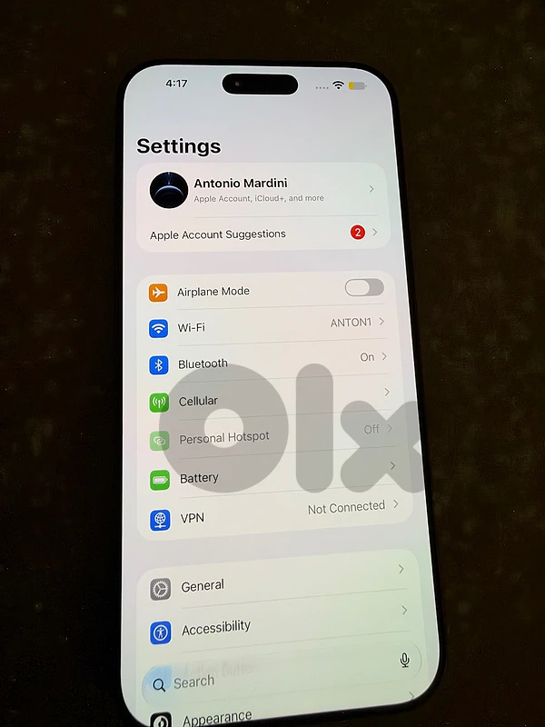 iphone 16 pro max 256 desert battery 93%