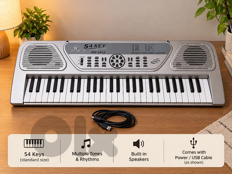 54-Key Electronic Keyboard
