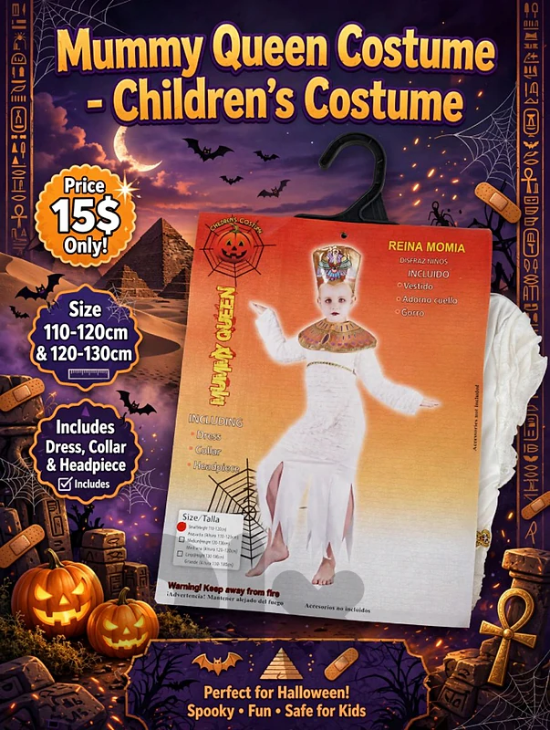 Halloween dress mummy queen