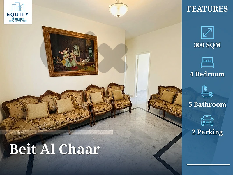 Furnished 300 SQM Apartment For Rent In Beit El Chaar #JH39631