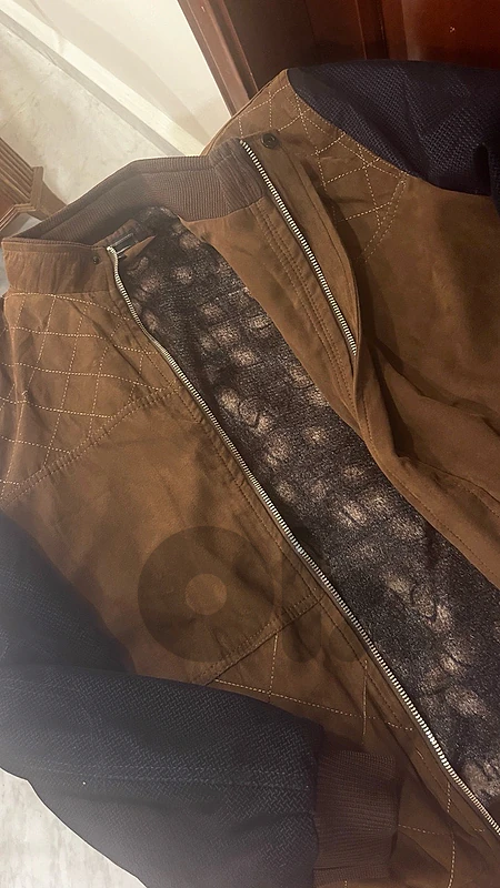Brown Winter Jacket with Fleece Lining