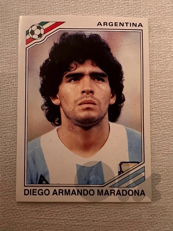 Diego Maradona 1986 World Cup- Panini Sticker World Cup Story