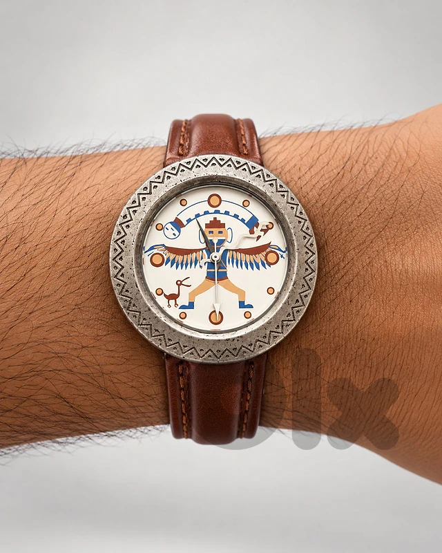 Vintage-Style Artistic Wristwatch ⌚