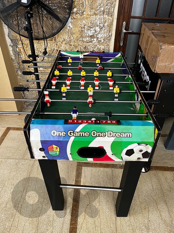 babyfoot- soccer game table-Suitable for children age up to 14 years.