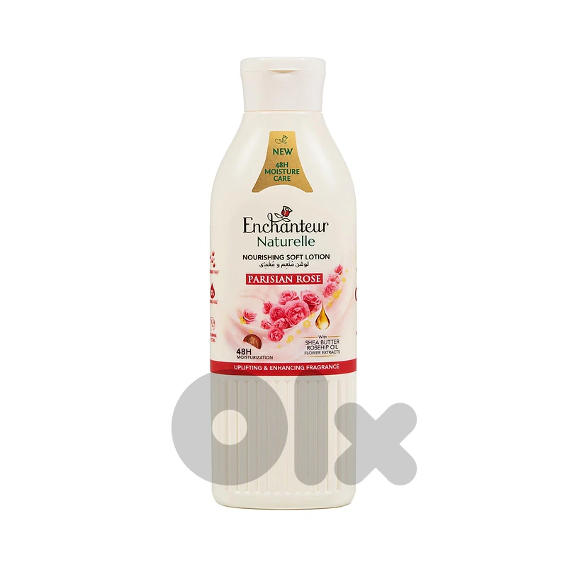 Enchanteur Naturelle Nourishing Soft Lotion Parisian Rose 250 mL