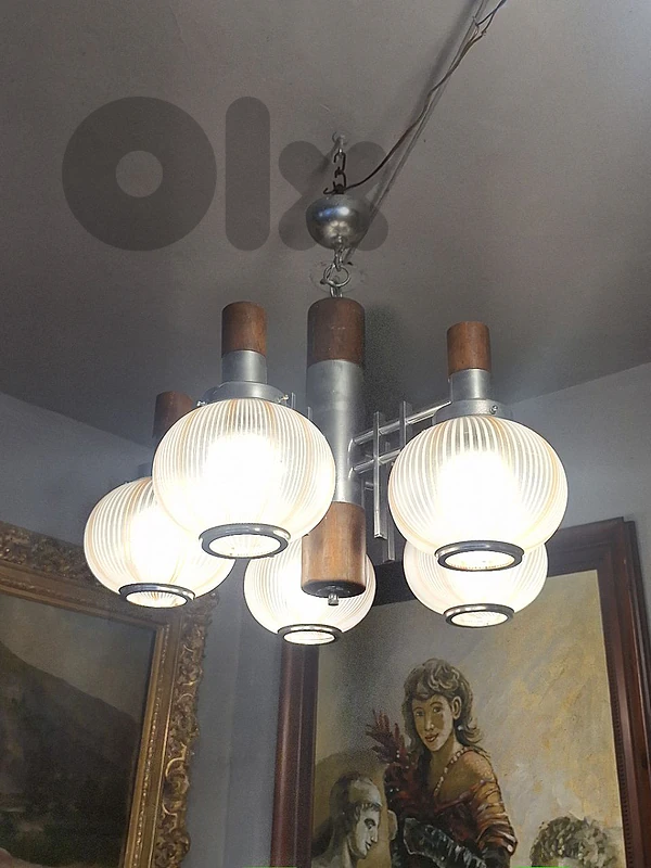 antique space age chandelier