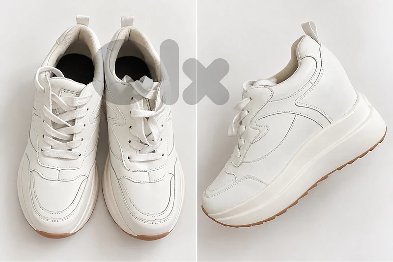 White Chunky Sneakers – Like New