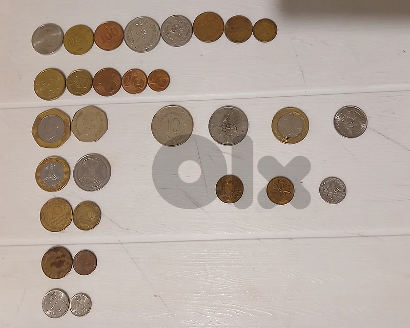 Collection of 30 Vintage & Modern World Coins–ME, EU & USA (1953-2017)