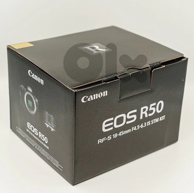 Brand New Canon EOS R50 Kit with 18-45mm IS STM Lens – Complete Box