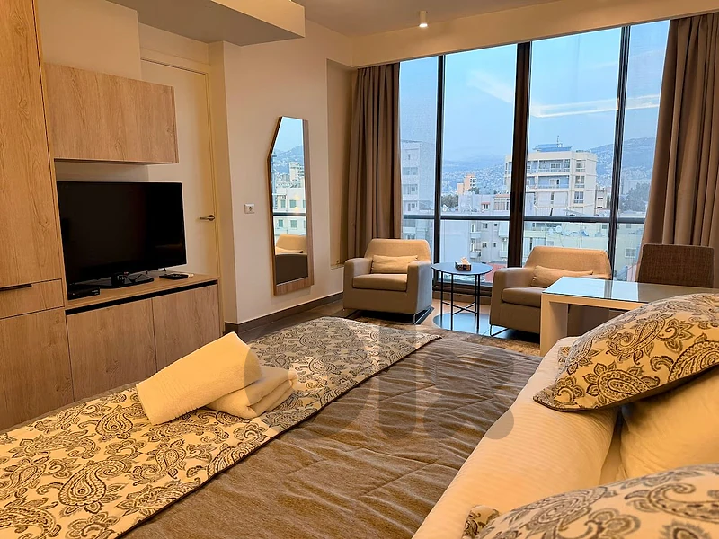 Fully Furnished Studio for Rent Mar Mikhael | Pool & Gym | All covered Fully Furnished Studio for Rent Mar Mikhael | Pool & Gym | All covered
