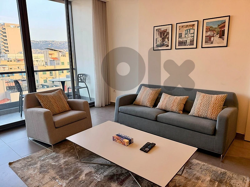 Fully Furnished Studio for Rent Mar Mikhael | Pool & Gym | All covered
