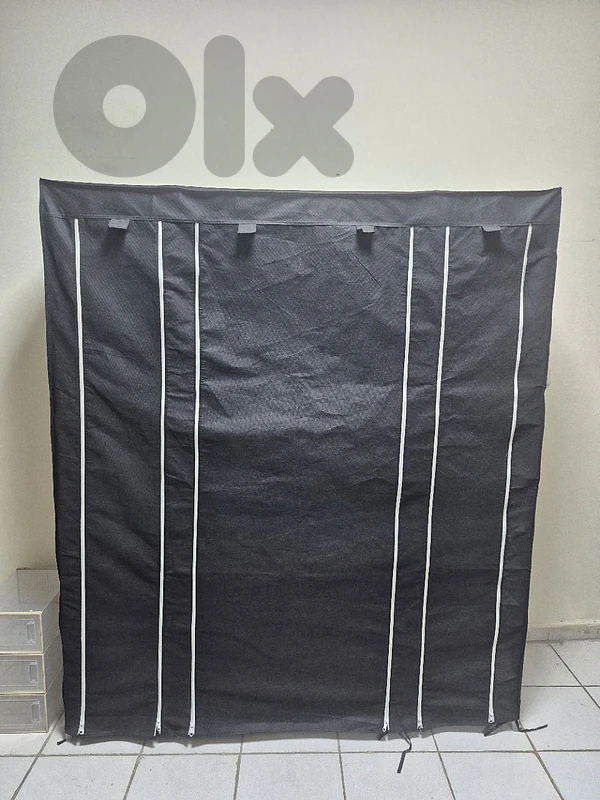 SONGMICS Fabric Wardrobe + 3 Shoe Storage Boxes