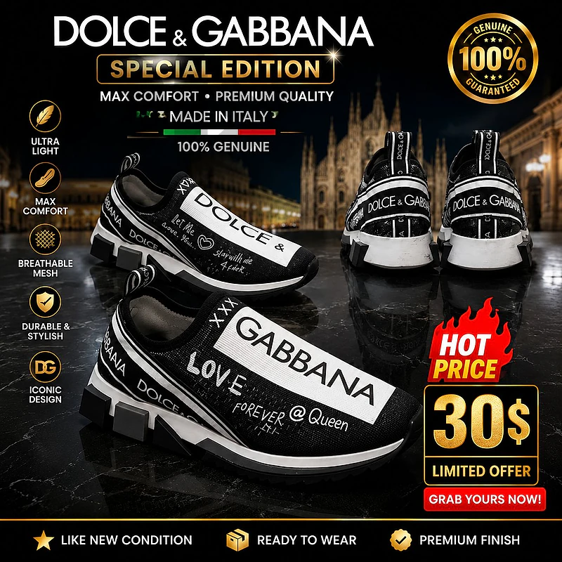 Dolce and Gabbana original sneakers حذاء
