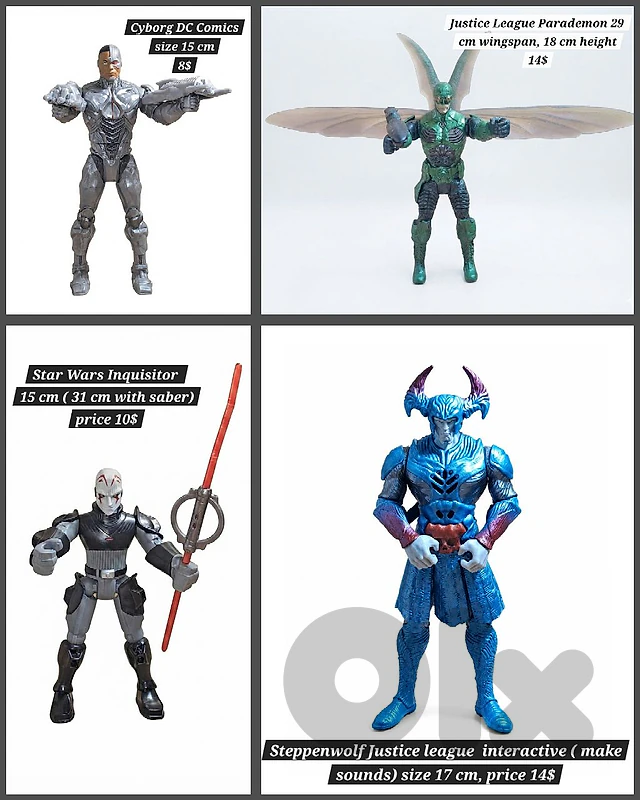 Superheroes figurines for sale