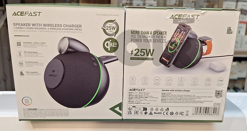 ACEFAST SPEAKER WITH WIRELESS CHARGER K10 AIR