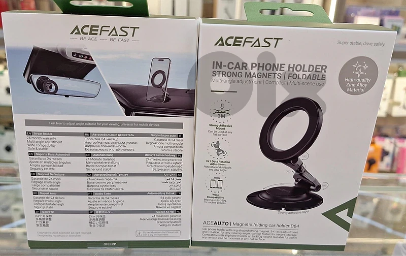 ACEFAST MAGNETIC FOLDING CAR HOLDER D64