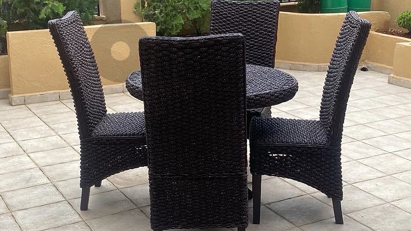 Bamboo Table and Chairs
