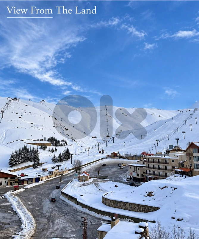 LAND FACING THE SKI SLOPES – MZAAR | 1000 SQM |