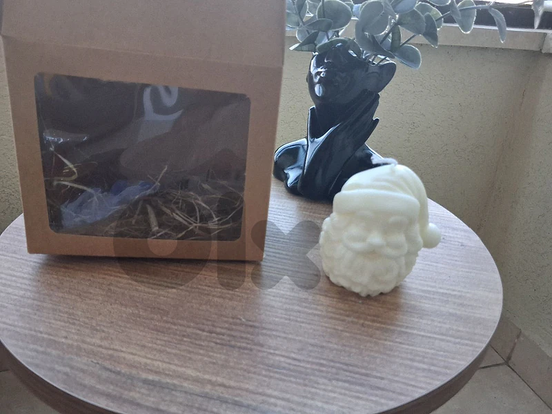 pere noel candle
