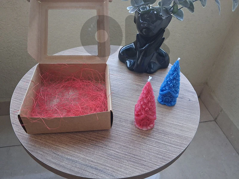 2 tree candles