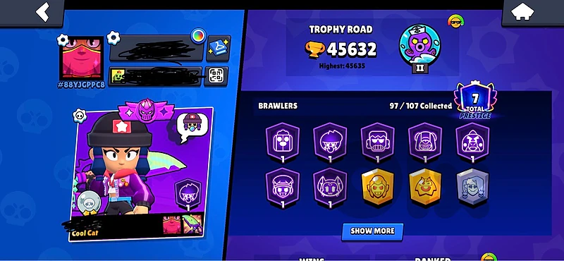 brawl stars account