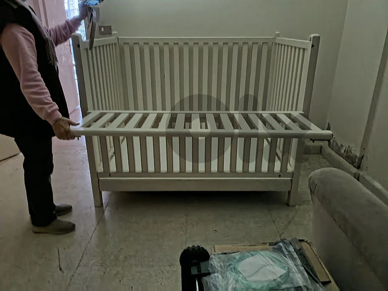 big bed for children with matress and quilt