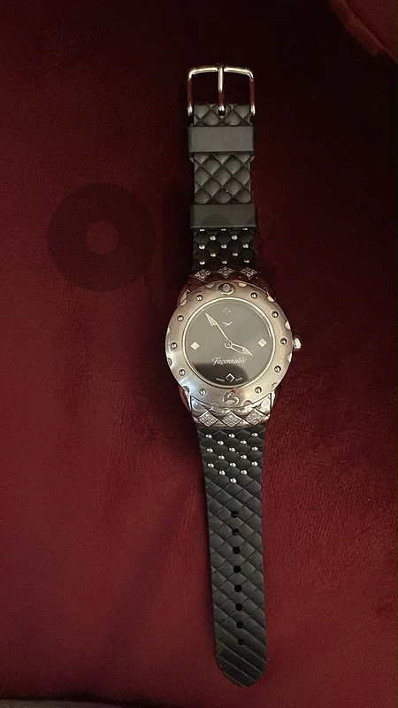 faconnable watch with diamonds