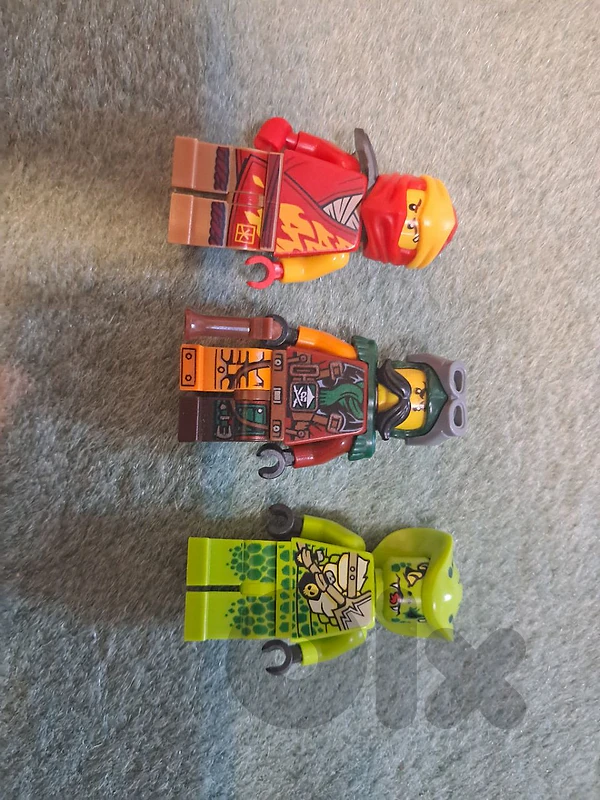 Original Lego Ninjago 3 Minifigures Original Lego Ninjago 3 Minifigures