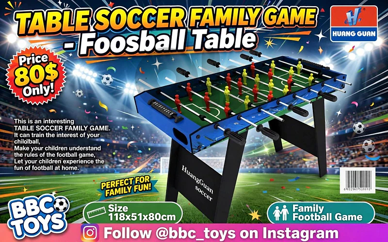 babyfoot Size 118 x 51 x 80cm