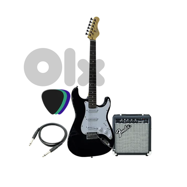 Smiger SSS & Fender Frontman 10G Electric Guitar Bundle