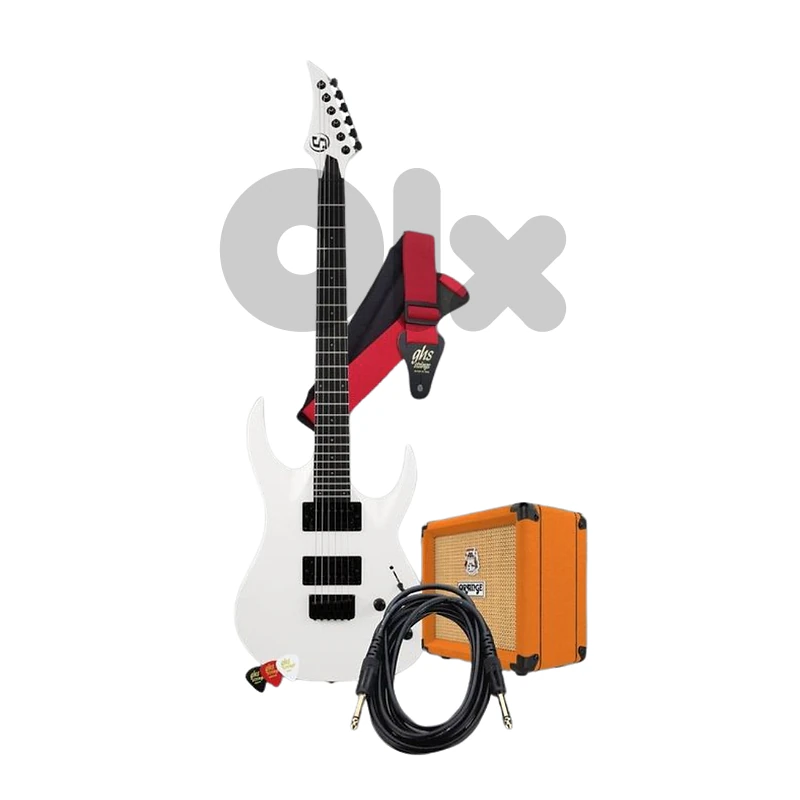 S by Solar AB4.6W Electric Guitar Bundle