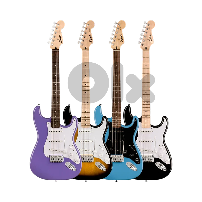 Fender, Squier Sonic Stratocaster SSS Electric Guitar (Multiple Colors