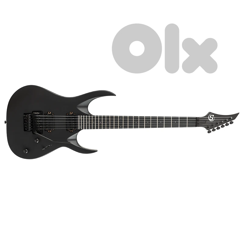 S by Solar Electric Guitar AB4.6FRC – Carbon Black Matte