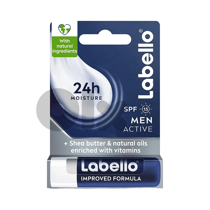 Labello Men Active Lip Balm SPF 15, 4.8 g