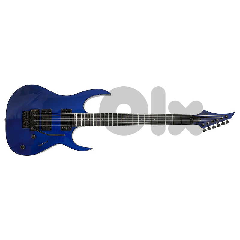 S by Solar SB4.6FRFBL Electric Guitar – Flame Blue