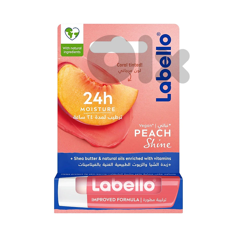 Labello Peach Shine Lip Balm 4.8 g